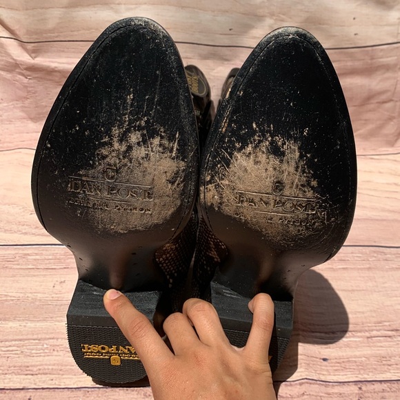 Dan Post Men's Omaha Python Western Boots - Picture 4 of 10